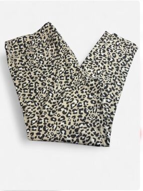 Simply Threads Leopard Print Leggings Size 1X